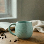 pottery MUG-beans5